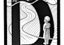 do black and white illustration art